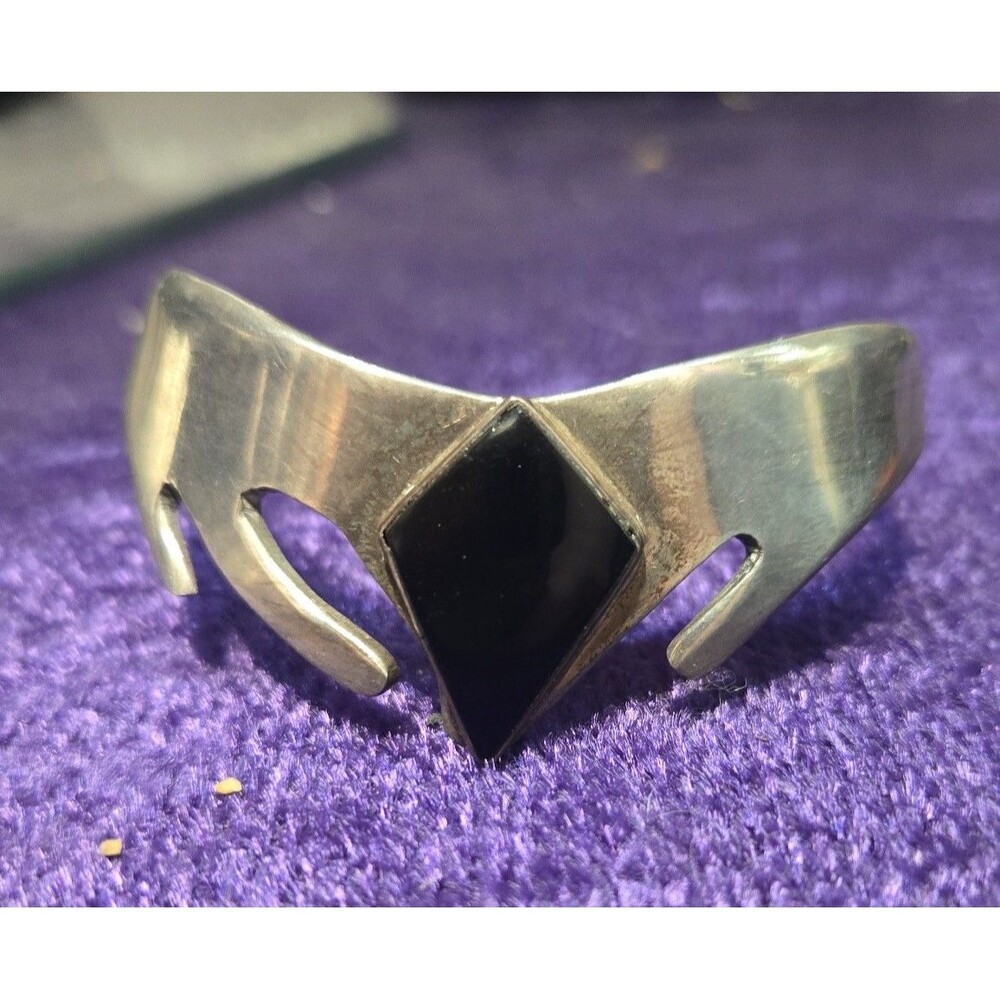 7.5 inch Mexico Taxco Sterling Silver Bracelet Cuff